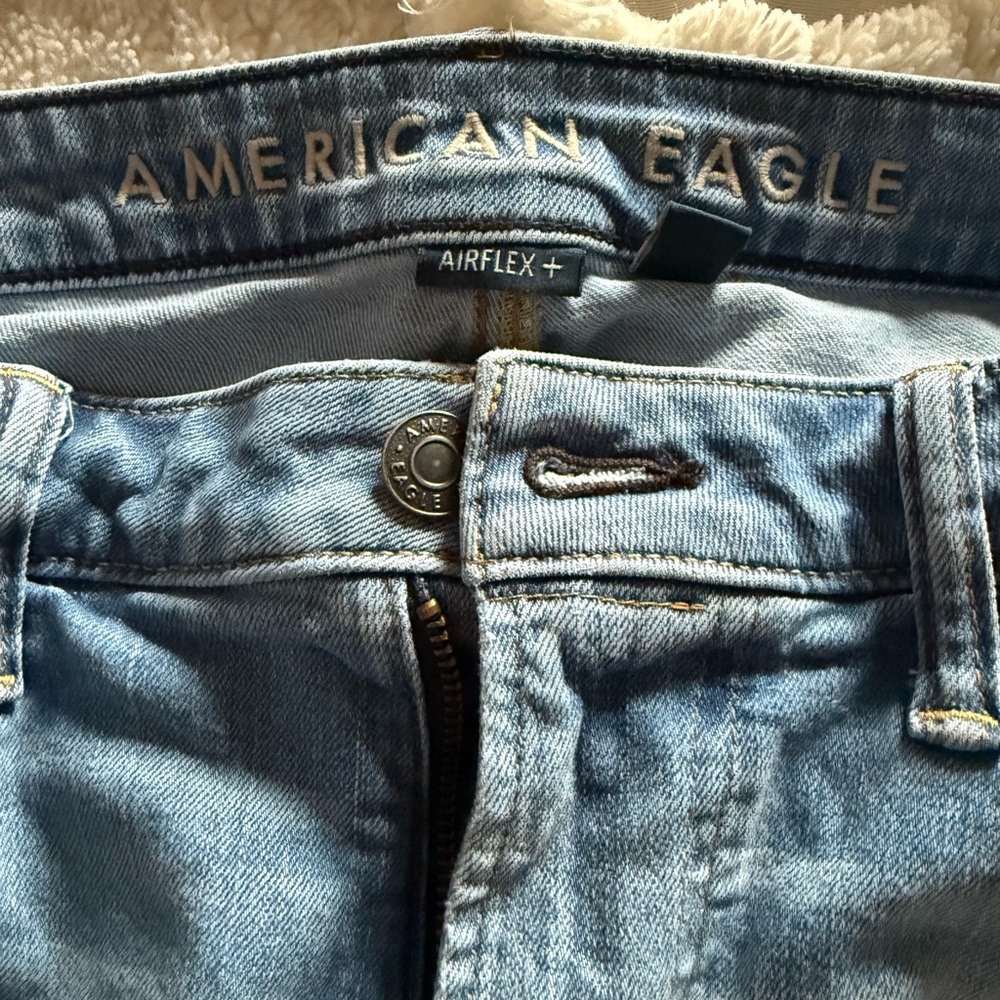 American Eagle Outfitters Blue Skinny Jeans Classic Fit